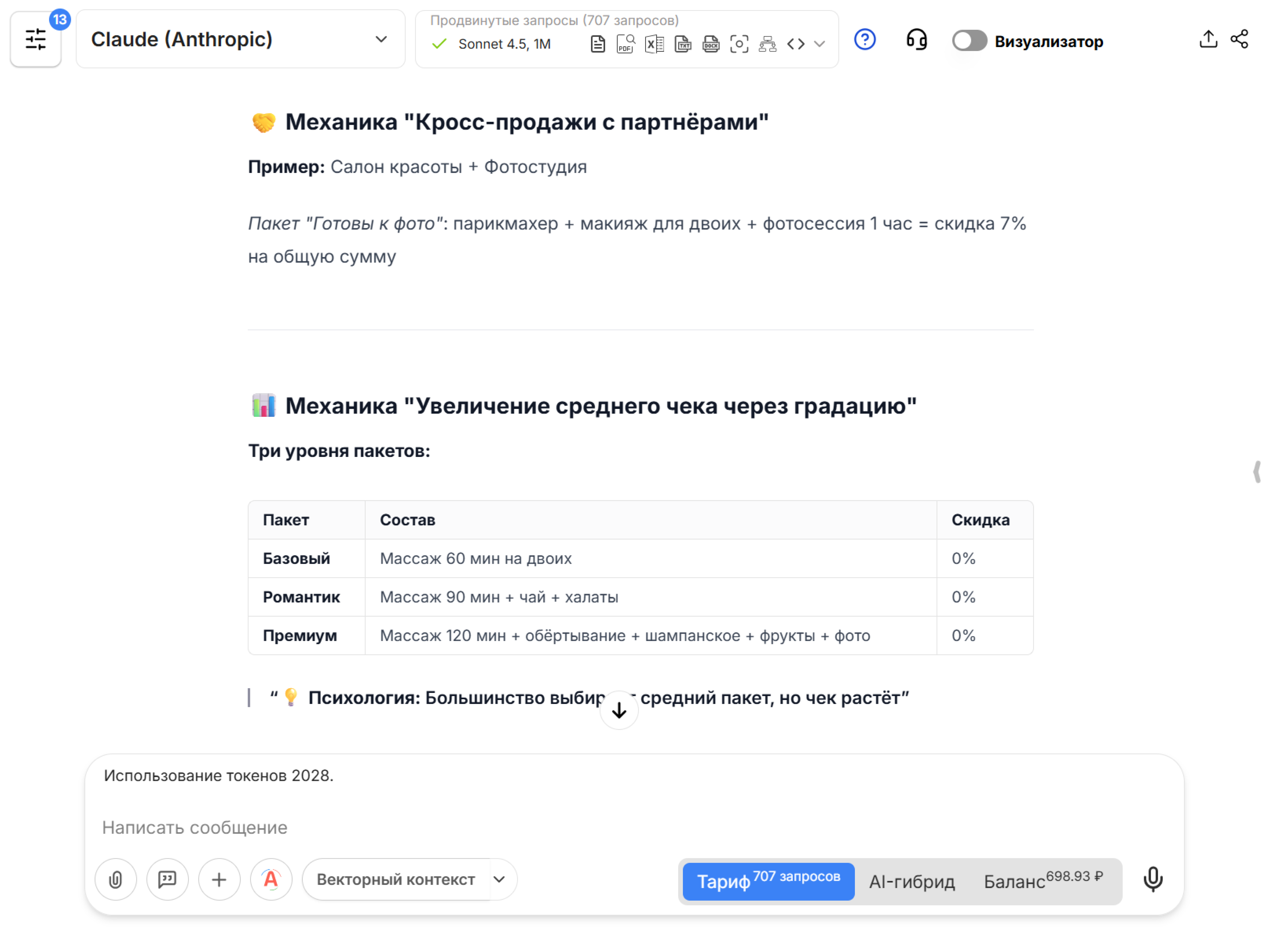 Как нейросети помогают бизнесу сделать допродажи на 14 февраля